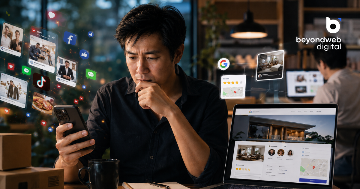 ธุรกิจในไทยยังจำเป็นต้องมีเว็บไซต์ไหม? เมื่อ Social Media อย่างเดียวอาจไม่พอ